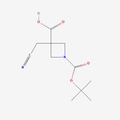 1-(tert-Butoxycarbonyl)-3-(cyanomethyl)azetidine-3-carboxylic acid