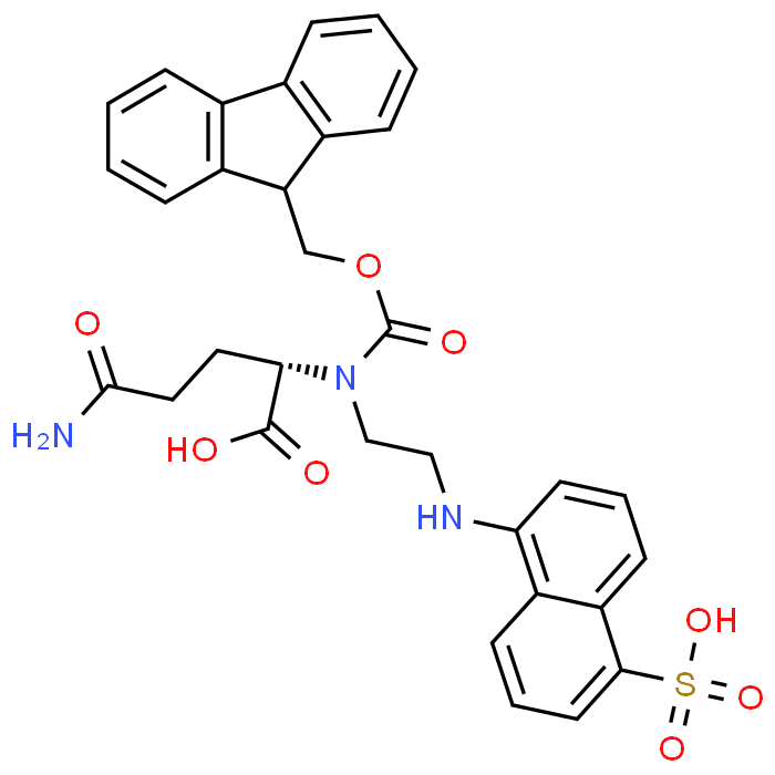 Fmoc-Glu(Edans)-OH