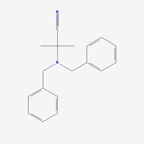 Propanenitrile, 2-[bis(phenylmethyl)amino]-2-methyl-