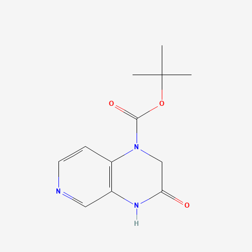 tert-Butyl 3-oxo-3,4-dihydropyrido[3,4-b]pyrazine-1(2H)-carboxylate