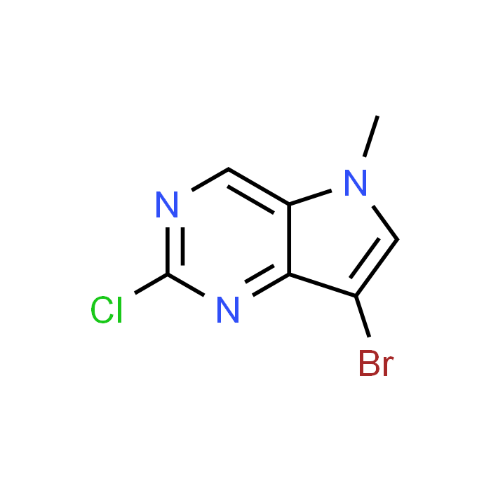7-Bromo-2-chloro-5-methyl-5H-pyrrolo[3,2-d]pyrimidine
