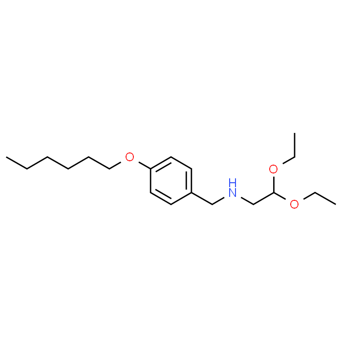 2,2-Diethoxy-N-(4-(hexyloxy)benzyl)ethanamine