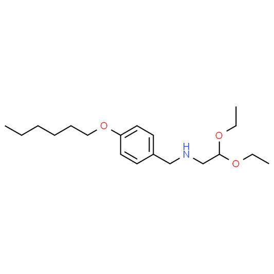 2,2-Diethoxy-N-(4-(hexyloxy)benzyl)ethanamine