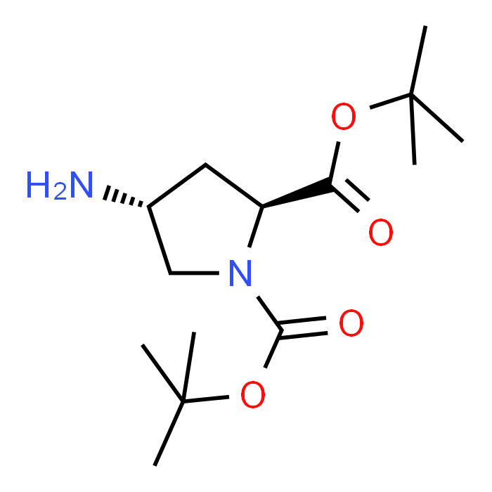 Di-tert-butyl (2S,4R)-4-aminopyrrolidine-1,2-dicarboxylate