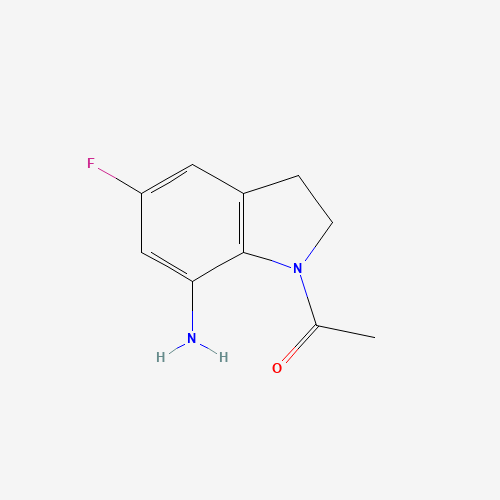 1-(7-Amino-5-fluoroindolin-1-yl)ethanone