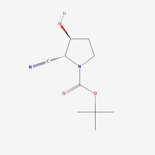 (2R,3S)-tert-Butyl 2-cyano-3-hydroxypyrrolidine-1-carboxylate