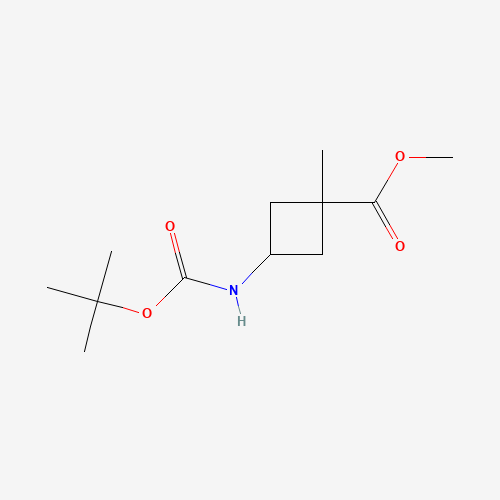 trans-Methyl 3-((tert-butoxycarbonyl)amino)-1-methylcyclobutanecarboxylate