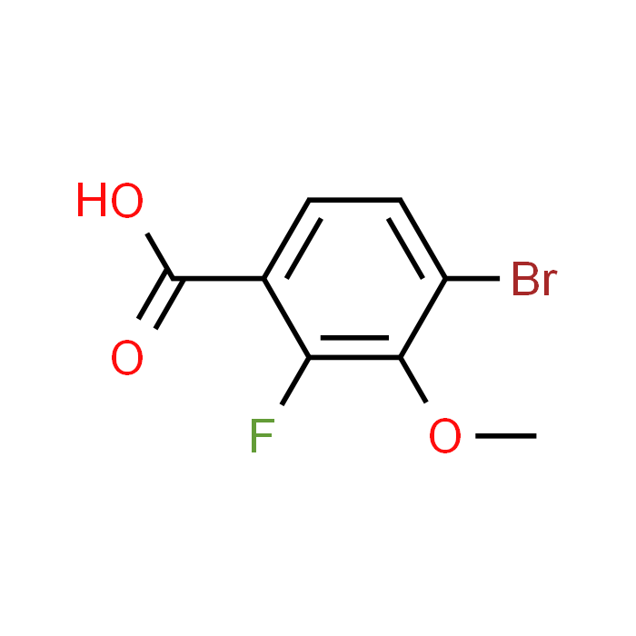 4-Bromo-2-fluoro-3-methoxybenzoic acid