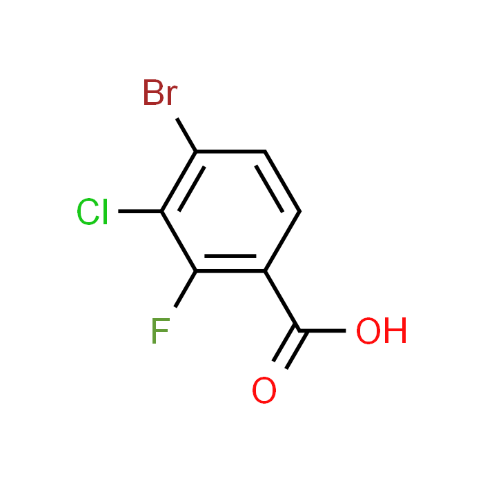 4-Bromo-3-chloro-2-fluorobenzoic acid