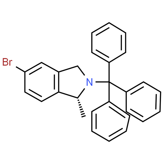 (R)-5-Bromo-1-methyl-2-tritylisoindoline