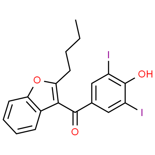 (2-Butylbenzofuran-3-yl)(4-hydroxy-3,5-diiodophenyl)methanone