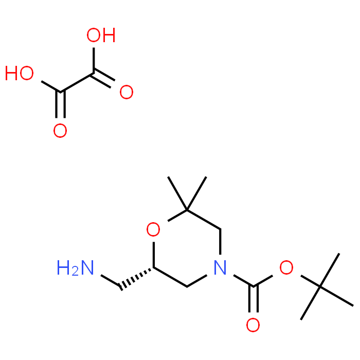 (S)-tert-Butyl 6-(aminomethyl)-2,2-dimethylmorpholine-4-carboxylate oxalate