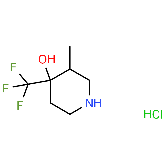 3-Methyl-4-(trifluoromethyl)piperidin-4-ol hydrochloride - Achmem