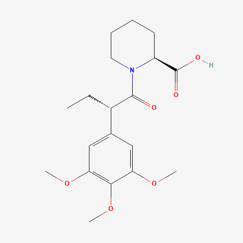 [S-(R*,R*)]-1-[1-oxo-2-(3,4,5-trimethoxyphenyl)butyl]-2-piperdinecarboxylic acid