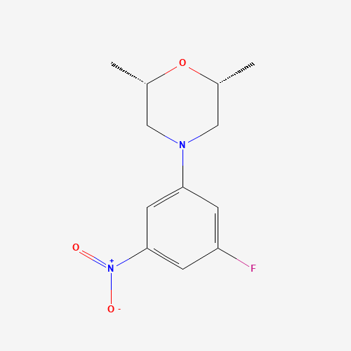 (2S,6R)-4-(3-Fluoro-5-nitrophenyl)-2,6-dimethylmorpholine