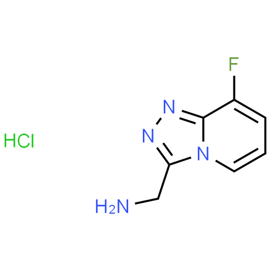 (8-Fluoro-[1,2,4]triazolo[4,3-a]pyridin-3-yl)methanamine hydrochloride
