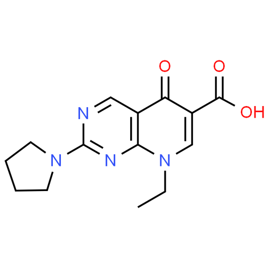 8-Ethyl-5-oxo-2-(pyrrolidin-1-yl)-5,8-dihydropyrido[2,3-d]pyrimidine-6-carboxylic acid