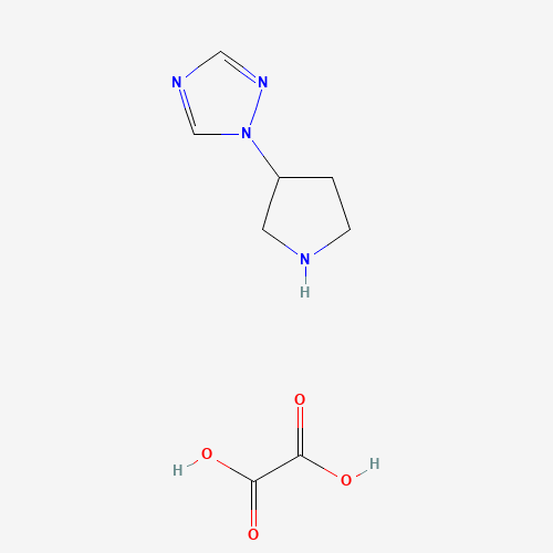 1-(Pyrrolidin-3-yl)-1H-1,2,4-triazole oxalate