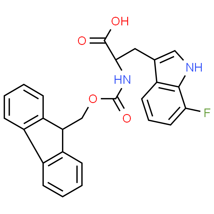 (S)-2-((((9H-Fluoren-9-yl)methoxy)carbonyl)amino)-3-(7-fluoro-1H-indol-3-yl)propanoic acid