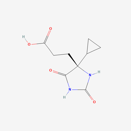 (S)-3-(4-Cyclopropyl-2,5-dioxoimidazolidin-4-yl)propanoic acid