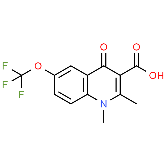 1,2-Dimethyl-4-oxo-6-(trifluoromethoxy)-1,4-dihydroquinoline-3-carboxylic acid