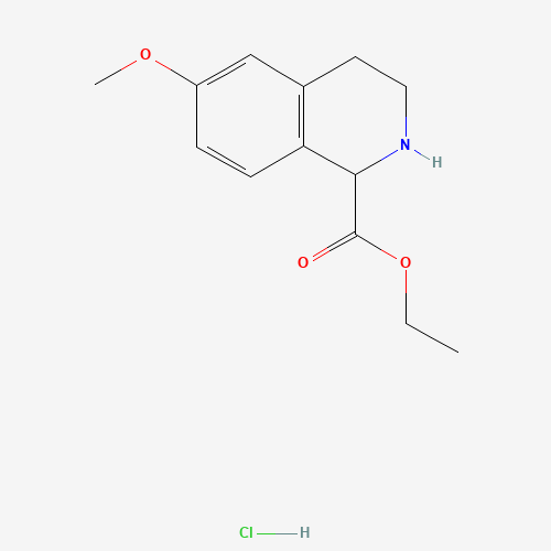 Ethyl 6-methoxy-1,2,3,4-tetrahydro-isoquinoline-1-carboxylate hydrochloride