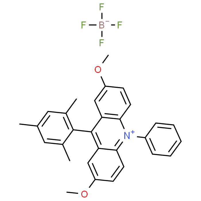 9-Mesityl-2,7-dimethoxy-10-phenylacridin-10-ium tetrafluoroborate