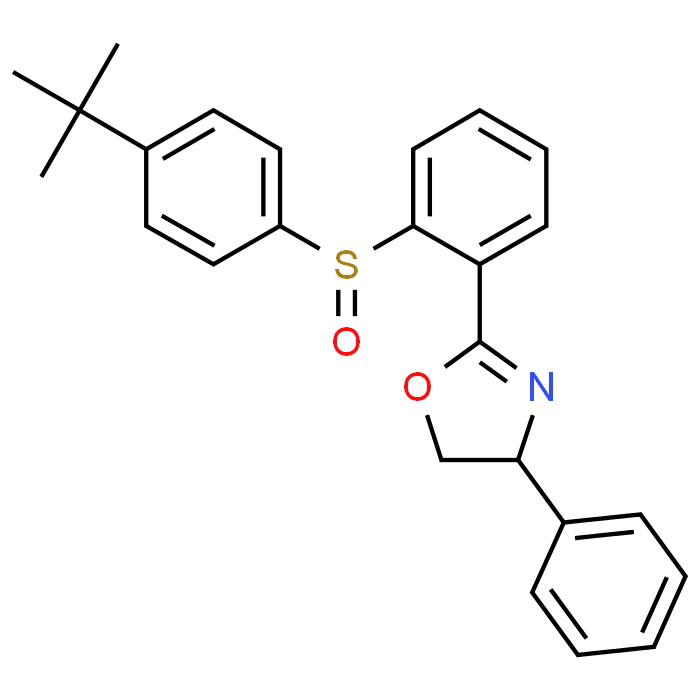 (R)-2-(2-((S)-(4-(tert-Butyl)phenyl)sulfinyl)phenyl)-4-phenyl-4,5-dihydrooxazole