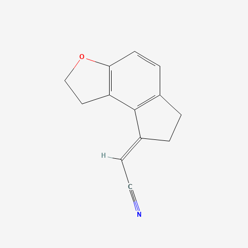 (E)-2-(1,2,6,7-Tetrahydro-8H-indeno[5,4-b]furan-8-ylidene)acetonitrile