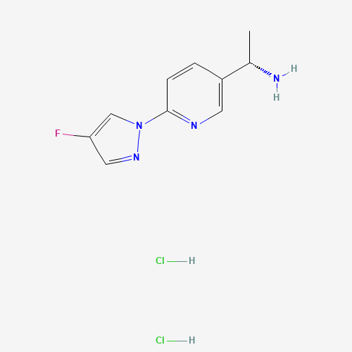 (S)-1-(6-(4-Fluoro-1H-pyrazol-1-yl)pyridin-3-yl)ethan-1-amine dihydrochloride