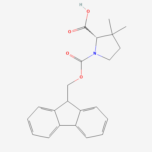 (S)-1-(((9H-Fluoren-9-yl)methoxy)carbonyl)-3,3-dimethylpyrrolidine-2-carboxylic acid