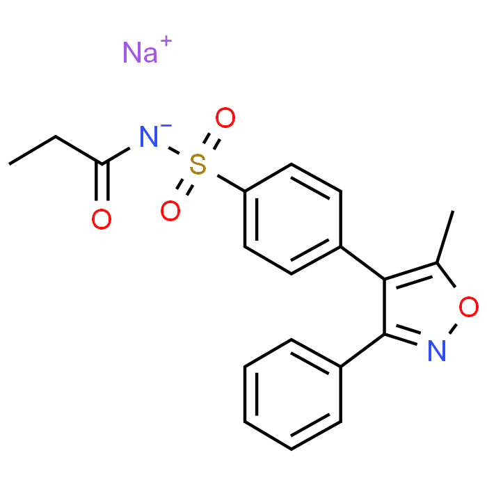 Sodium ((4-(5-methyl-3-phenylisoxazol-4-yl)phenyl)sulfonyl)(propionyl)amide