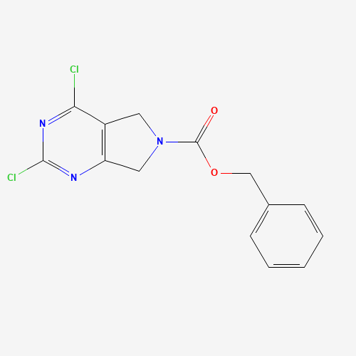 Benzyl 2,4-dichloro-5,7-dihydro-6H-pyrrolo[3,4-d]pyrimidine-6-carboxylate
