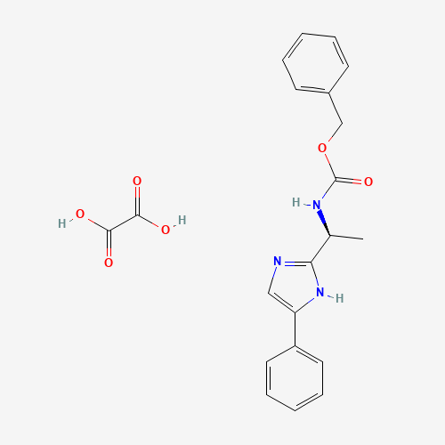 Benzyl (S)-(1-(4-phenyl-1h-imidazol-2-yl)ethyl)carbamate oxalate
