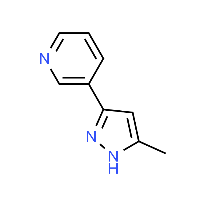 3-(3-Methyl-1H-pyrazol-5-yl)pyridine