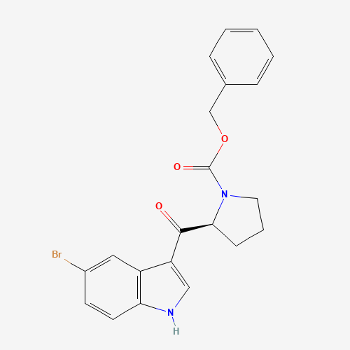 (S)-Benzyl 2-(5-bromo-1H-indole-3-carbonyl)pyrrolidine-1-carboxylate