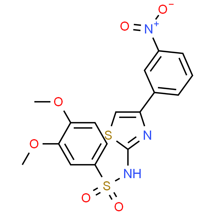 3,4-Dimethoxy-N-(4-(3-nitrophenyl)thiazol-2-yl)benzenesulfonamide