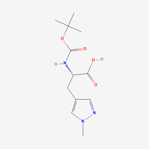 (S)-2-((tert-Butoxycarbonyl)amino)-3-(1-methyl-1H-pyrazol-4-yl)propanoic acid