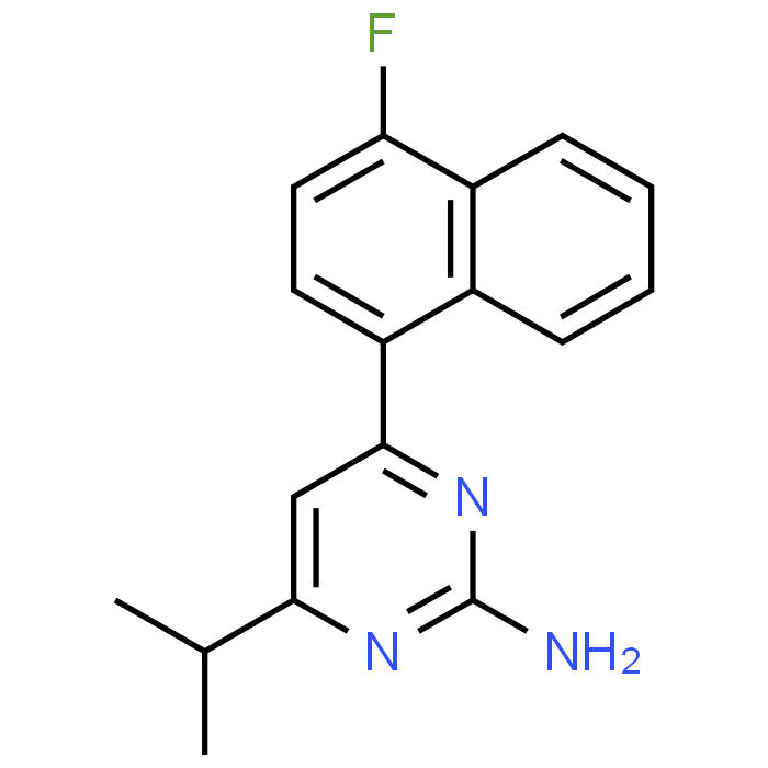 4-(4-Fluoronaphthalen-1-yl)-6-isopropylpyrimidin-2-amine