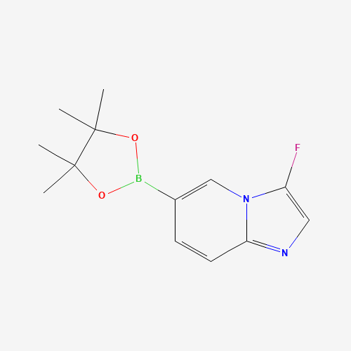 3-Fluoro-6-(4,4,5,5-tetramethyl-1,3,2-dioxaborolan-2-yl)imidazo[1,2-a]pyridine