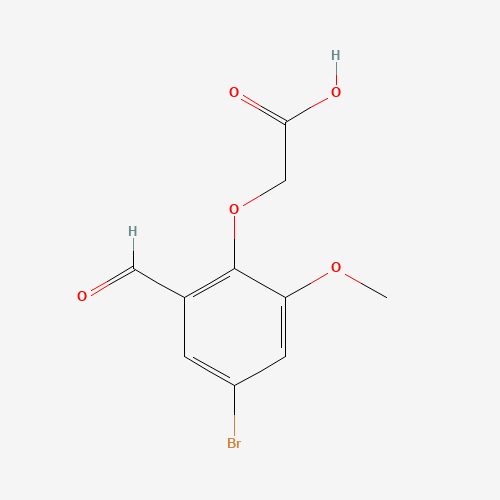 2-(4-Bromo-2-formyl-6-methoxyphenoxy)acetic acid