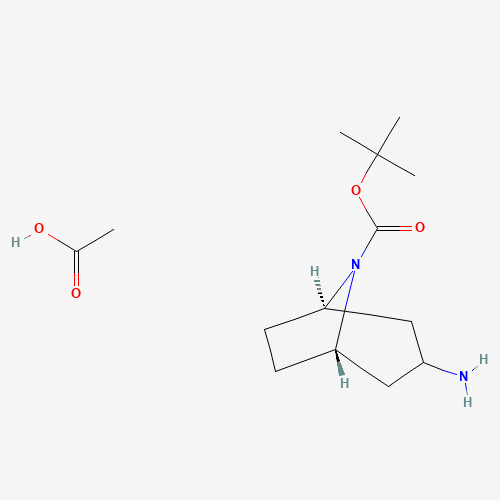 exo-tert-Butyl 3-amino-8-azabicyclo[3.2.1]octane-8-carboxylate acetate