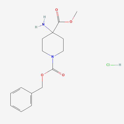 1-Benzyl 4-methyl 4-aminopiperidine-1,4-dicarboxylate hydrochloride