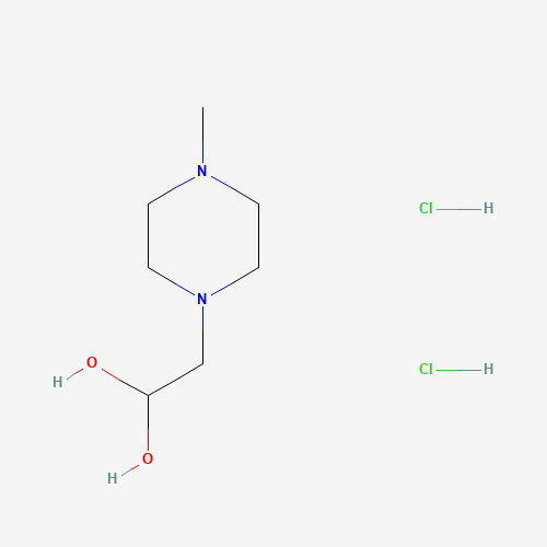 2-(4-Methylpiperazin-1-yl)ethane-1,1-diol dihydrochloride
