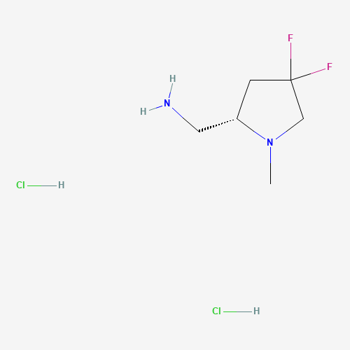 [(2S)-4,4-difluoro-1-methylpyrrolidin-2-yl]methanamine dihydrochloride