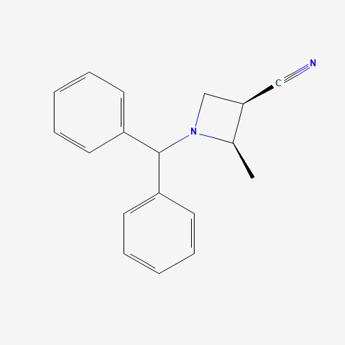 cis-1-(diphenylmethyl)-2-methylazetidine-3-carbonitrile
