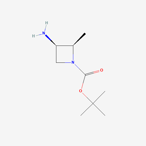 tert-butyl cis-3-amino-2-methylazetidine-1-carboxylate