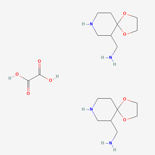 oxalic acid; bis({1,4-dioxa-8-azaspiro[4.5]decan-6-yl}methanamine)