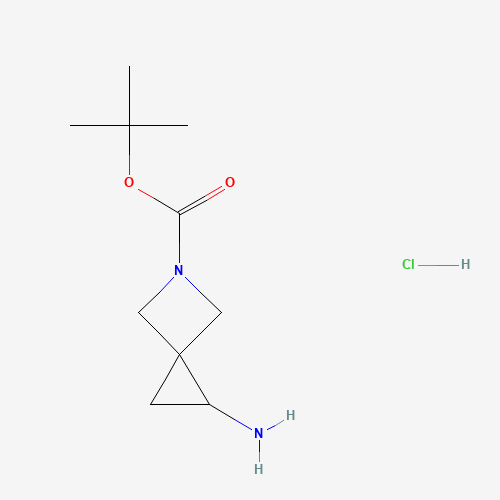 tert-Butyl 1-amino-5-azaspiro[2.3]hexane-5-carboxylate hydrochloride