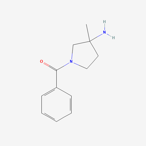 (3-Amino-3-methylpyrrolidin-1-yl)(phenyl)methanone